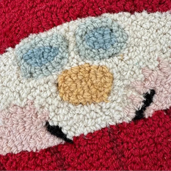 Chandler Four Corners Wool Laura Megroz 2009 Sweet Snowman Pillow 18” - Picture 2 of 9